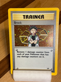 Brock #15 - Gym Heroes 2000 Pokemon - 15/132 Unlimited Holo Rare - Image 5