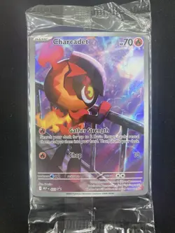 Charcadet - 022 - Phantasmal Flames - Black Star Promo - Sealed ETB Pokemon Card - Image 1
