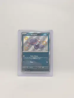 Pokemon TCG Paldean Wooper 180/091 Sv: Paldean Fates Baby Shiny Holo NM Rare - Image 2
