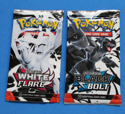 POKEMON WHITE FLARE & BLACK BOLT 2 BOOSTER PACKS SEALED - Image 1