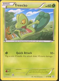 Treecko 6/160 XY - Primal Clash Regular - Pokemon Card - Image 1