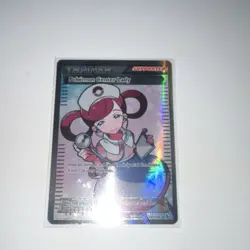 Pokemon Center Lady 105/106 Flashfire Full Art Ultra Rare Holo Trainer-Supporter - Image 2