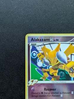 M/NM Pokemon Alakazam Reverse Holo Card 38/111 Rising Rivals - Image 2