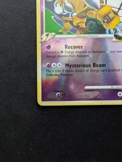 M/NM Pokemon Alakazam Reverse Holo Card 38/111 Rising Rivals - Image 4