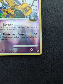 M/NM Pokemon Alakazam Reverse Holo Card 38/111 Rising Rivals - Image 5