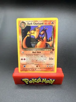 Dark Charizard 21/82 Pokemon Team Rocket Unlimited (Non Holo) - LP - Image 1