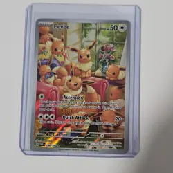 Pokemon Eevee 188/167 Sv06 Twilight Masquerade Illustration Rare Full Art Holo - Image 1