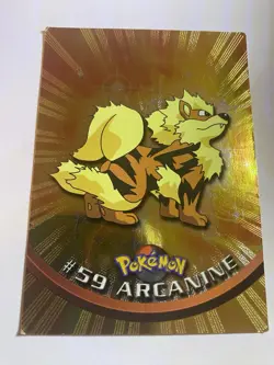 Arcanine #59 Topps Blue Logo TV Animation Edition 1999 Pokemon Card - Image 1