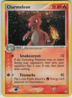 Pokemon TCG Charmeleon Secret Rare Reverse Holo Team Rocket Returns 110/109 - Image 1