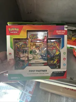 Pokemon TCG First Partner Illustration Collection Series 1 Box - Image 1