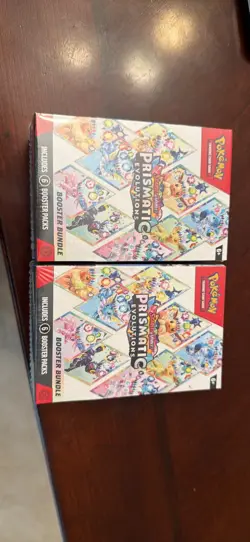 2 Pokemon Prismatic Evolution Booster Bundles Pokemon TCG - FACTORY SEALED - Image 1
