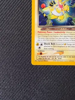 Pokemon Dark Ampharos Neo Destiny 1/105 Holo - NEAR MINT Vintage - Image 2
