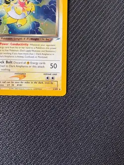 Pokemon Dark Ampharos Neo Destiny 1/105 Holo - NEAR MINT Vintage - Image 4