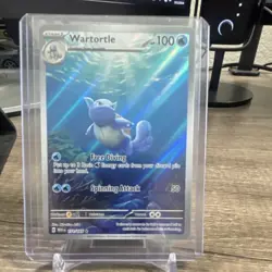 Pokemon Wartortle 171/165 Scarlet & Violet 151 Illustration Rare Holo 100 HP - Image 1