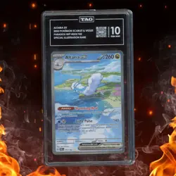 Pokemon Paradox Rift ALTARIA EX 253/182 Special Illustration Rare TAG 10 - Image 1