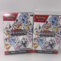 Pokemon TCG Scarlet & Violet Prismatic Evolutions Booster Bundle Lot Of 2 SEALED - Image 1