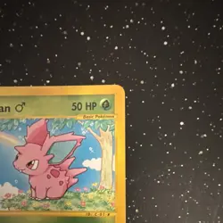 Nidoran M 96/147 Aquapolis Common Regular 50 HP Pokemon TCG English - Image 3