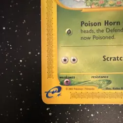 Nidoran M 96/147 Aquapolis Common Regular 50 HP Pokemon TCG English - Image 4