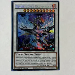 Red-Eyes Zombie Dragon Lord - MP23-EN083 - Prismatic Secret Rare - NM - Yugioh - Image 1