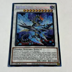 Red-Eyes Zombie Dragon Lord - MP23-EN083 - Prismatic Secret Rare - NM - Yugioh - Image 2