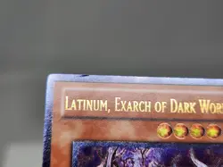 YuGiOh Latinum, Exarch of Dark World PHSW-EN085 1st Edition Ultimate Rare VLP - Image 4