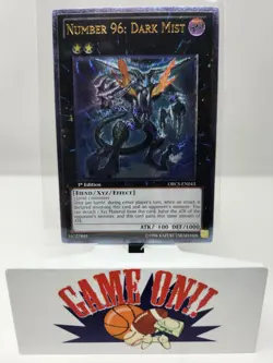 YuGiOh Number 96: Dark Mist ORCS-EN043 1st Edition Ultimate Rare LP - Image 1
