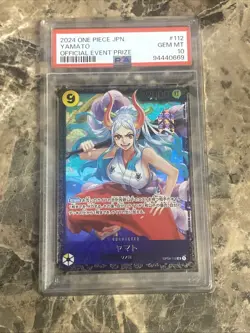 PSA 10 Yamato OP04-112 SR Flagship Battle Best 8 Prize ONE PIECE Card Japanese - Image 1