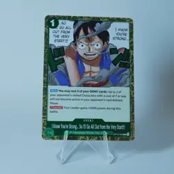 One Piece TCG I Know You're Strong... OP13-040 Rare Event Near Mint English - Image 1