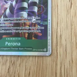 OP14-033 Perona SR One Piece OP14 The Azure Sea's Seven Foil English NM #A4 - Image 3