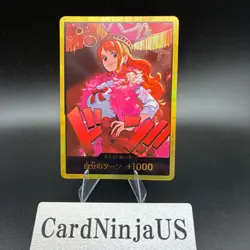 DON!! Nami GOLD EB03 Japanese ONE PIECE Card Heroines Edition US FAST SHIP - Image 1
