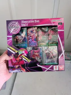 BRAND NEW-Bandai One Piece Trading Card Game: Illustration Box Volume 4-IN HAND - Image 1