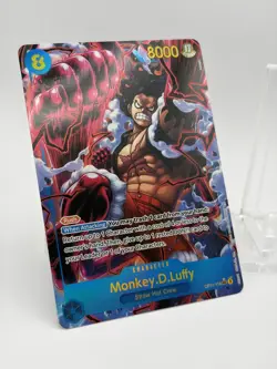 One Piece Monkey D. Luffy OP11-118 SEC Alt Art Foil - Fist of Divine Speed NM - Image 2