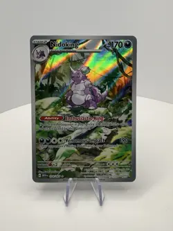 Pokemon TCG Nidoking Scarlet & Violet 151 Illustration Rare Card 174/165 - Image 1