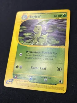 Bayleef 71/165 - Expedition E-Reader Vintage Non-Holo Pokemon Card - LP - Image 2