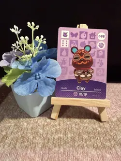 Animal Crossing: New Horizon (ACNH) Amiibo Trading Card - Clay (#088) - Image 1