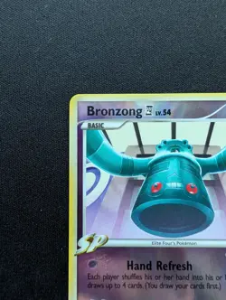 M/NM Pokemon Bronzong Reverse Holo Card 16/111 Rising Rivals - Image 2