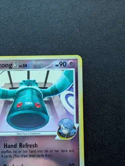 M/NM Pokemon Bronzong Reverse Holo Card 16/111 Rising Rivals - Image 3