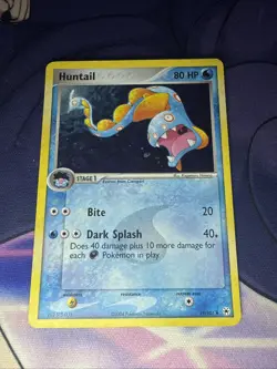 Vintage Pokemon Card - Huntail 19/101 Hidden Legends Reverse Holo - LP - Image 1