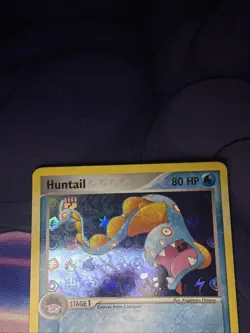 Vintage Pokemon Card - Huntail 19/101 Hidden Legends Reverse Holo - LP - Image 4