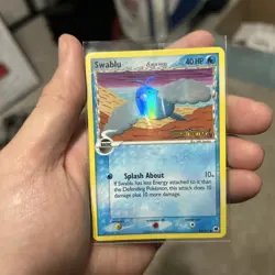 Swablu 65/101 REVERSE HOLO Pokemon Card EX Dragon Frontiers Stamped Mint - Image 1