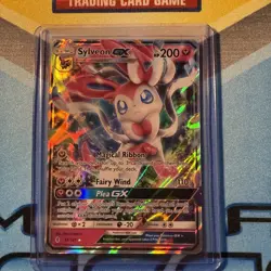 Pokemon Sylveon GX TCG Guardians Rising Holo Ultra Rare Card 92/145 HP - Image 1