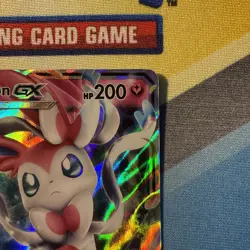 Pokemon Sylveon GX TCG Guardians Rising Holo Ultra Rare Card 92/145 HP - Image 4