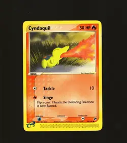 Pokemon TCG Cyndaquil 59/100 Sandstorm Common MP 2003 Vintage Card - Image 1