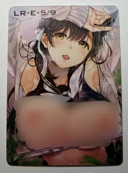 SEXY HEROINE WAIFU Atago AZURE LANE ACG PREMIUM MATTE HOLO CARD NM - Image 1