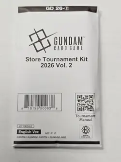 Gundam Trading Card Game Sealed Store Tournament Kit 2026 Vol. 2 - Image 1