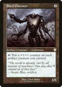 MTG Steel Overseer ** The Brothers' War Commander ** English - Image 1
