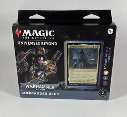 New Sealed Forces of the Imperium Commander Deck Magic MTG Warhammer 40K 40,000 - Image 1