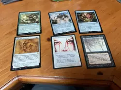 6x mtg mix lot rare mythic foils #26 - Image 1