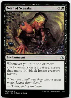 MTG Nest of Scarabs U Amonkhet 101 LP - Image 1