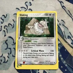 Slaking - 12/109 - Pokemon Ex Ruby & Sapphire Holo Card - Image 1